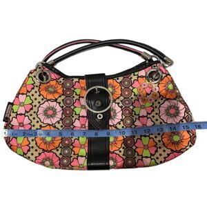 Lesportsac for The OC Collection - Bright n' Colorful retro look crescent purse
